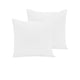 Pair of 280TC Polyester Cotton European Pillowcases White - Mekamart Australia