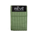 Pair of Reve 100% Cotton Standard Pillowcases 48 x 74 cm Narrow Stripe Olive - Mekamart Australia