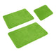 Sleim Set of 3 Bath Mat Set Green - Mekamart Australia