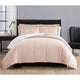 3 Piece Micro Mink Comforter Set Apricot Queen - Mekamart Australia