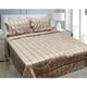 Hotel Living 3 Pce Light Weight Comforter Set Queen/King Oscar Chevron Checkers - Mekamart Australia