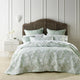 Bianca Eden Sage Jacquard Bedspread Set Super King - Mekamart Australia