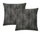Bianca Pair of Alpine Stag Taupe European Pillowcases - Mekamart Australia