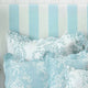 Bianca Florence White Blue Euro Pillowcases in Pair - Mekamart Australia