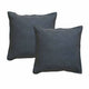 Bianca Pair of Hallston Charcoal European Pillowcases 65 x 65cm - Mekamart Australia