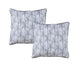 Bianca Pair of Myrtleford Grey European Pillowcases 65 x 65cm - Mekamart Australia