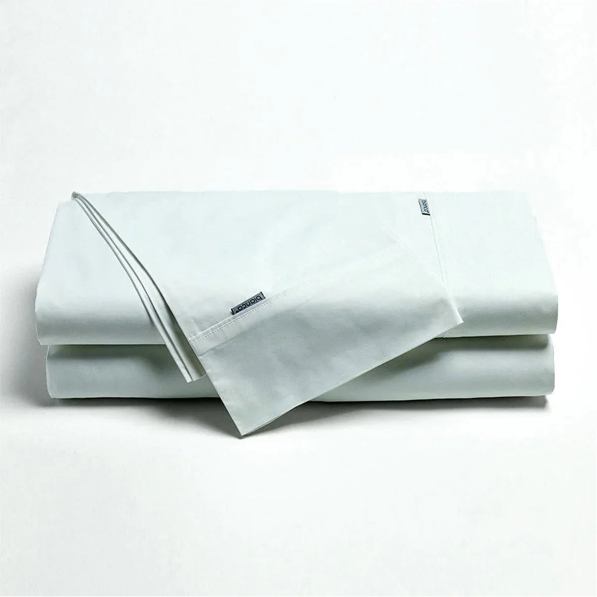 Bianca Heston Cotton Percale Sheet Set White King Single - Mekamart Australia