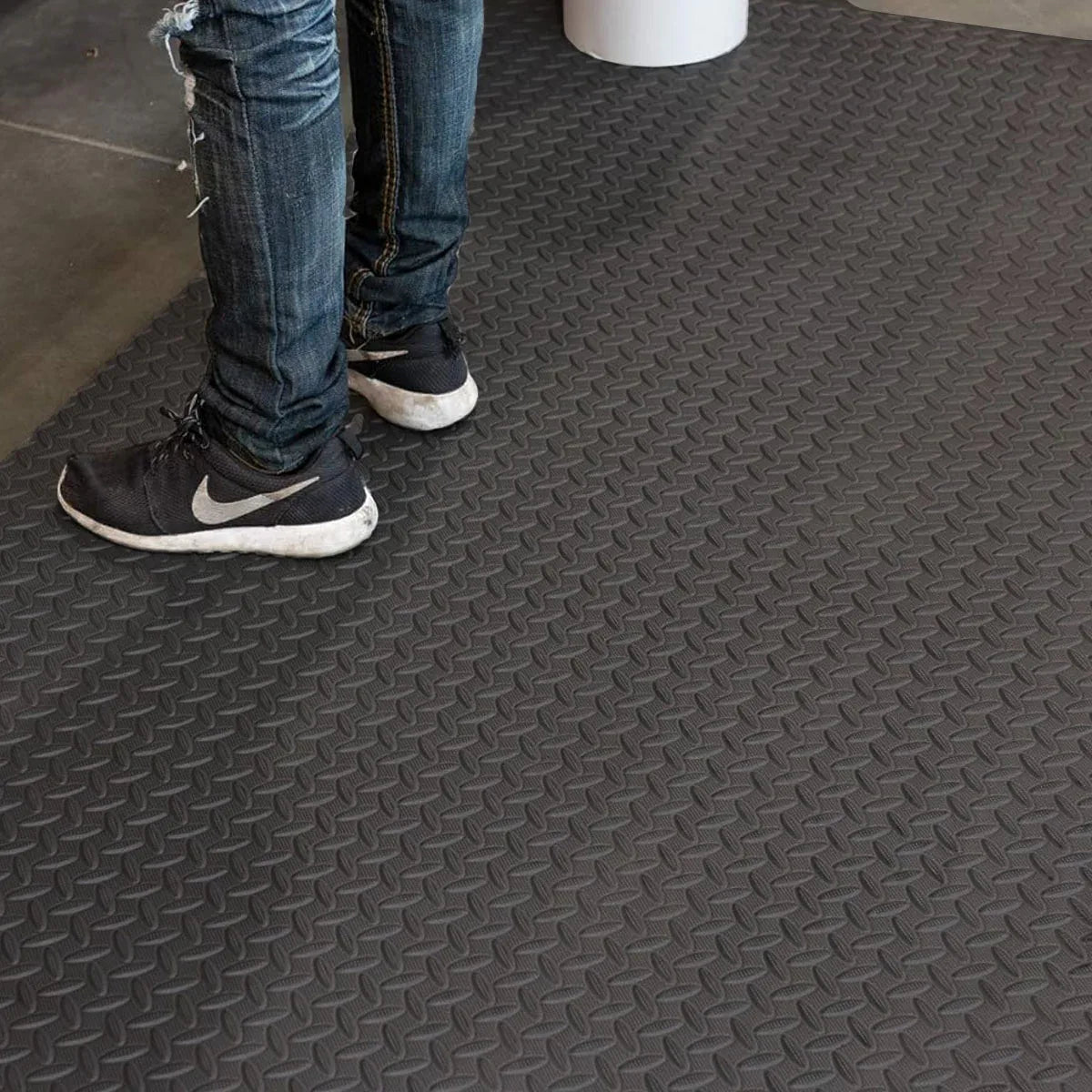 Tool Masters Charcoal Colour Anti-Fatigue Grip Mat Roll 236 x 117 cm - Mekamart Australia