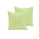 Pair of Polyester Cotton European Pillowcases Moss - Mekamart Australia