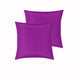 PepperMIll Satin European Pillowcases ( Pair ) FUSHIA - Mekamart Australia