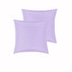PepperMIll Satin European Pillowcases ( Pair ) LILAC - Mekamart Australia