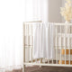 Little Gem Lyla White Cotton Baby Blanket 75 x 100 cm - Mekamart Australia