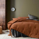 Accessorize Soho Waffle Tobacco 3 Piece Comforter Set King - Mekamart Australia