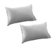 Accessorize Grey 400TC Bamboo Cotton Pair of Standard Pillowcases 48 x 73 + 15cm - Mekamart Australia