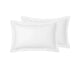 Accessorize Pair of White Tailored Hotel Deluxe Cotton Standard Pillowcases - Mekamart Australia