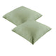 Vintage Design Homewares Pair of 100% Linen European Pillowcases Sage - Mekamart Australia