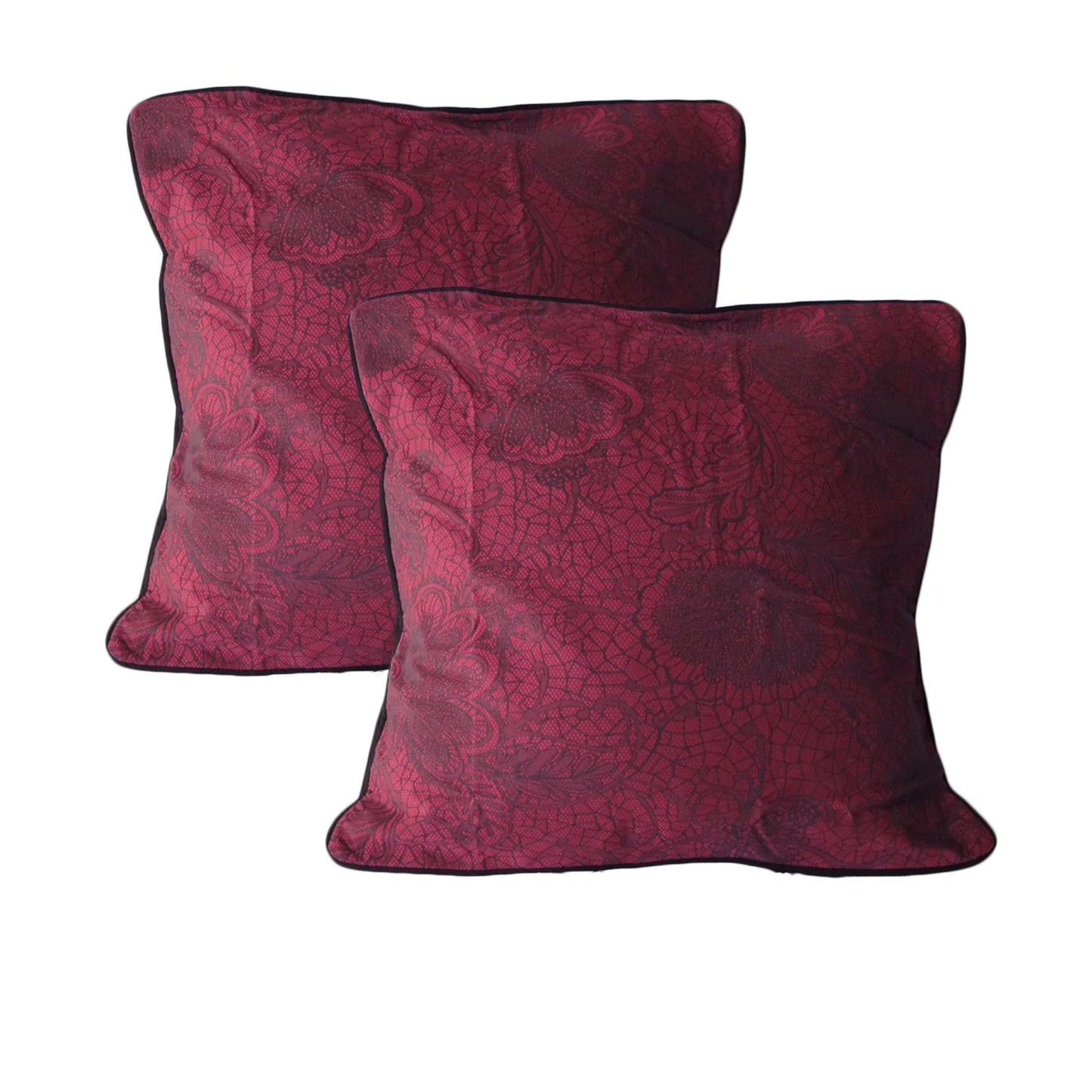 Accessorize Pair of Trudie Lace European Pillowcases Pink - Mekamart Australia