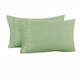 Accessorize 325TC Pair of Cuffed Standard Pillowcases Green - Mekamart Australia