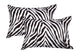 Accessorize 2 Pce Zebra Standard Pillowcase - Mekamart Australia