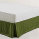 Vintage Design Homewares Olive French Linen Valance Super King - Mekamart Australia