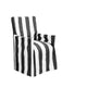 IDC Homewares Cotton Director Chair Cover Black Stripes - Mekamart Australia
