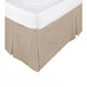 KINGDOM Box Pleated Valance Linen - SINGLE - Mekamart Australia