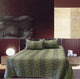 Rapee Faux Silk Coverlet Set Zig Zag Sage - Queen - Mekamart Australia