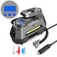 Portable Digital Car Air Compressor Tire Inflator With Emergency Flashlight - Mekamart Australia