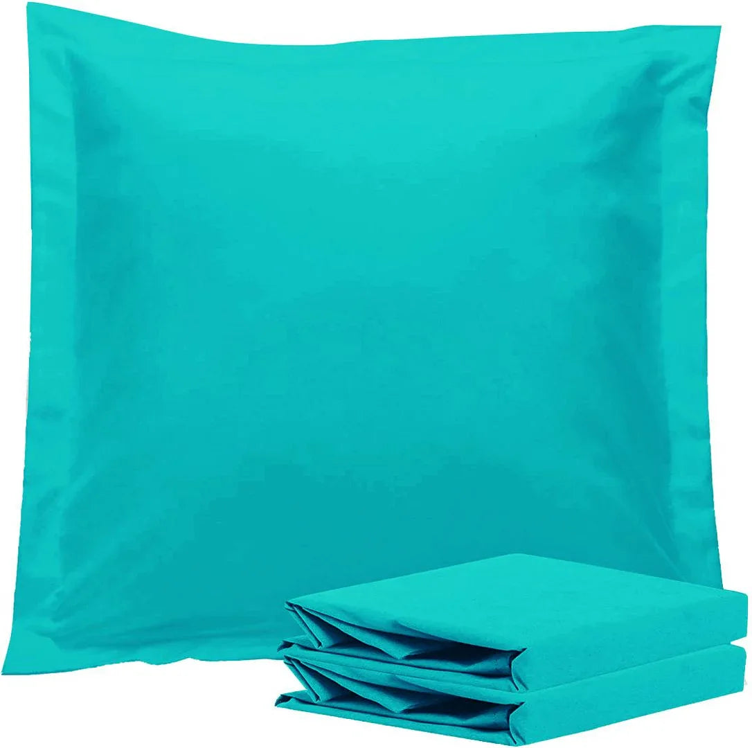1000TC Premium Ultra Soft European Pillowcases 2-Pack Teal - Mekamart Australia