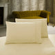 1000TC Premium Ultra Soft King size Pillowcases 2-Pack - Yellow Cream - Mekamart Australia