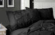 Diamond Pintuck Premium Ultra Soft King size Pillowcases 2-Pack - Black - Mekamart Australia