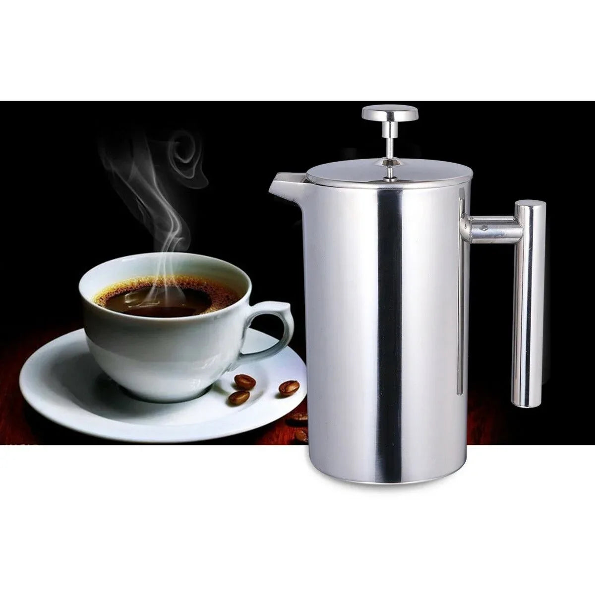 French Press Coffee Maker 1000m - Mekamart Australia