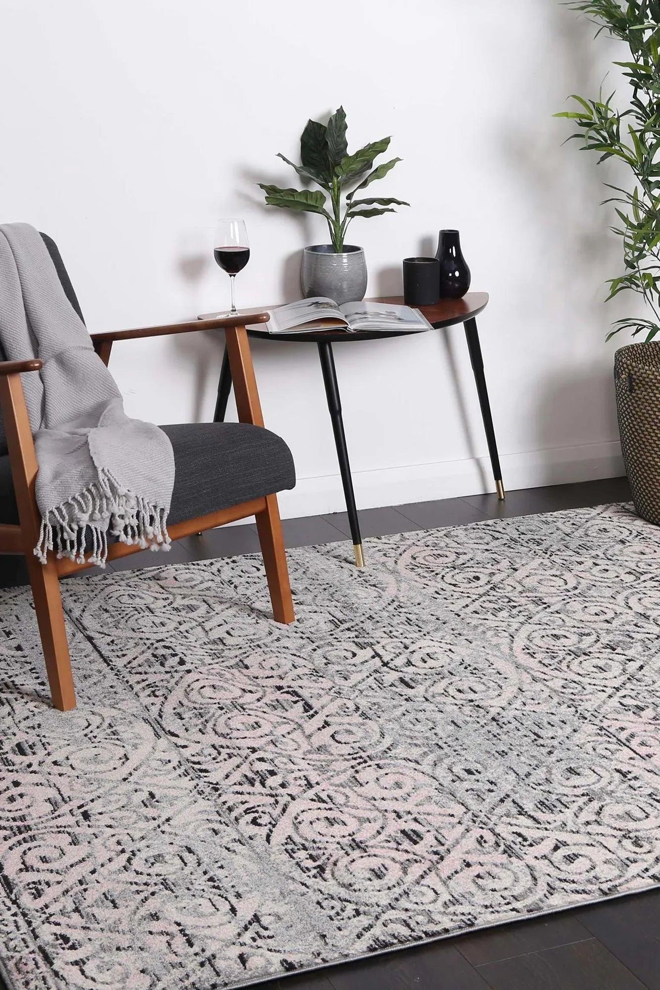 delicate-katherine-ash-ivory-rug 80x300 - Mekamart Australia