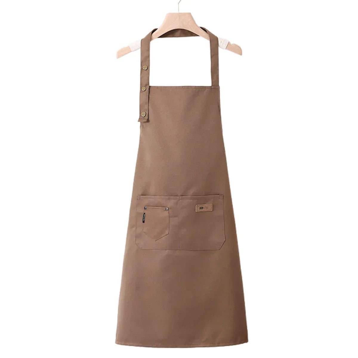Adjustable Work Apron Neck Strap Waist Tie Kitchen Cooking Bib Apron Men Women - Black - Mekamart Australia