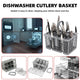 Multifunctional Dishwasher Basket Accessories Fit Hotpoint Indesit Knife And Fork Storage Basket - Mekamart Australia
