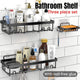 Perforation Free Bathroom Shelf Space Saving Storage Rack Organizer for Home Use - Mekamart Australia