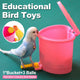 Parrot Educational Toys Bird Chew Toys Training Toy Colorful Interactive Playset