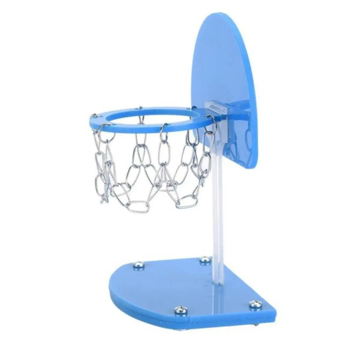 Parrot Interactive Training Toy Bird Shooting Mini Basket Pet Basketball Stand