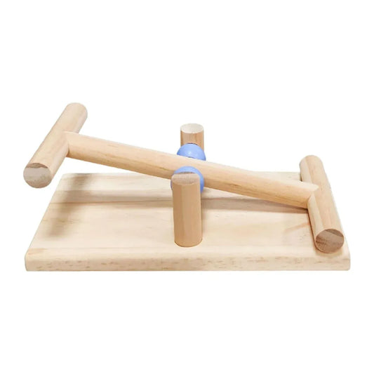 Interactive Bird Seesaw for Small Medium Birds Cage Toy Training Play Equipment