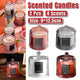 2Pcs Smokeless Glass Aromatherapy Candles Scented Gift Set for Relaxation - Freesia - Mekamart Australia