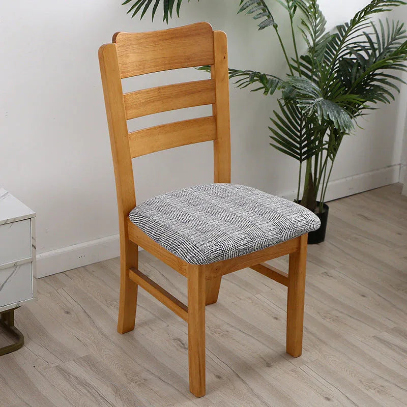 Stretch Dining Chair Seat Covers Removable Seat Cushion Slipcovers Protector - I - Mekamart Australia