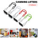 Stainless Steel Canning Jar Lifter Anti-Slip Lifting Tongs Gripper Anti-scalding - Red - Mekamart Australia