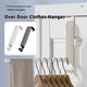 Folding Behind the Door Hook Hanger Clothes Hat Hanger Wall Mounted Organizer - Grey - Mekamart Australia