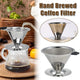 Stainless Steel Double Layer Hand Coffee Filter 600 Mesh Paper-Free Tea Funnel - Mekamart Australia