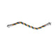 U Shaped Parrot Cotton Rope Climbing Toy Perch Stand for Bird Cage - 100cm