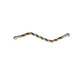 U Shaped Parrot Cotton Rope Climbing Toy Perch Stand for Bird Cage - 80cm