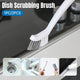 1/2pcs Small Brush for Bathroom Tile Wall Floor Gap Corner Seam Cleaning Tool - 2PCS - Mekamart Australia
