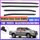 05-15 Toyota Hilux Double Cab Window Seals Rubber Weather Strip - Mekamart Australia