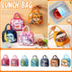 Cute 3D Cartoon Insulated Lunch Bag Oxford Fabric Bento Tote for School Use - Blue Puppy - Mekamart Australia