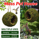 Hanging Bird Nest Moss Shelter Natural Hideout Nesting Hut Cage Decoration